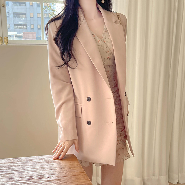 myfiona-샌디드 테일러 더블 자켓 a1868 - 러블리 로맨틱 1위 쇼핑몰 피오나♡韓國女裝外套