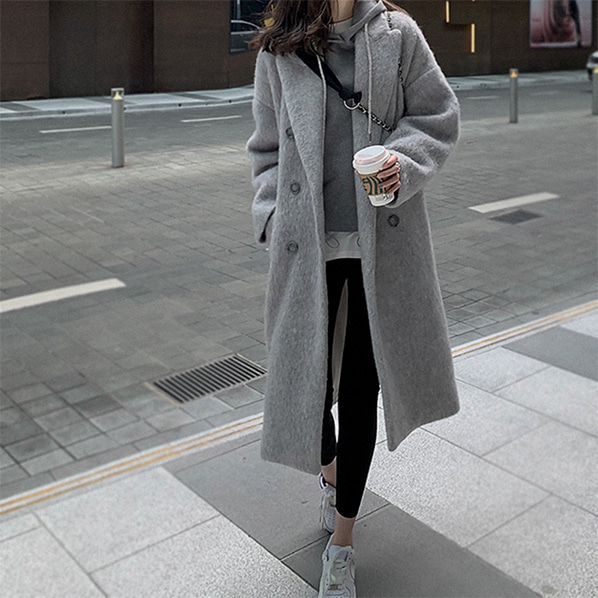 fashion-full-뉴턴 누빔안감 오버핏 코트(TIME SALE 20%)♡韓國女裝外套