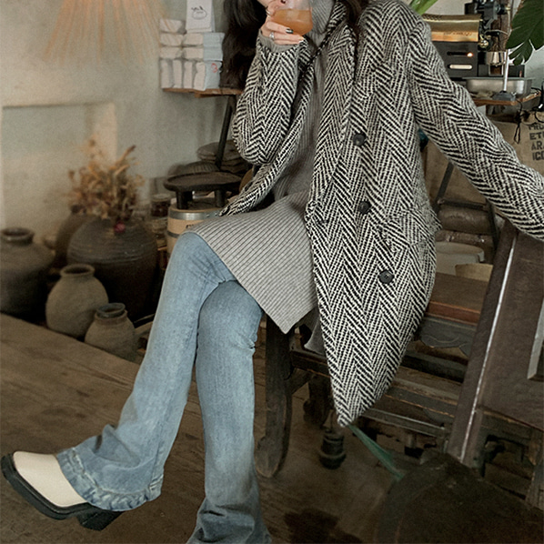 fashion-full-카일 더블버튼 자켓(TIME SALE 15%)♡韓國女裝外套
