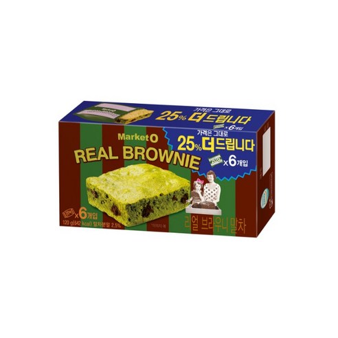 마켓오 Market O 布朗尼抹茶朱古力蛋糕 一盒 6件/ 120g