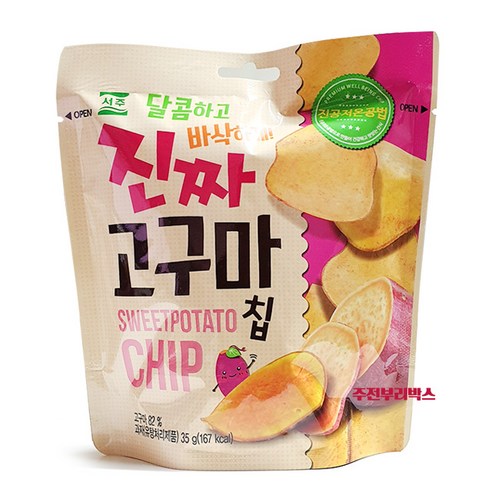 韓國 Seoju 原切甜薯薯片 35g